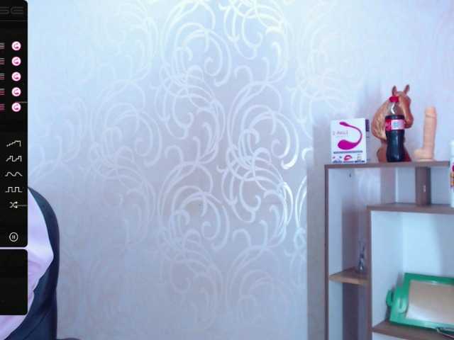 Snímky obrazovky vysielania Amelia-Grant