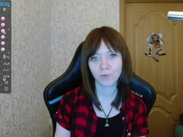 Snímky obrazovky vysielania Black_Angelochek