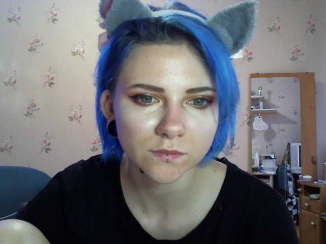 Snímky obrazovky vysielania cutiekitty