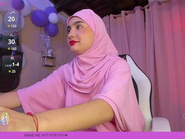 Snímky obrazovky vysielania Dalia-Salem