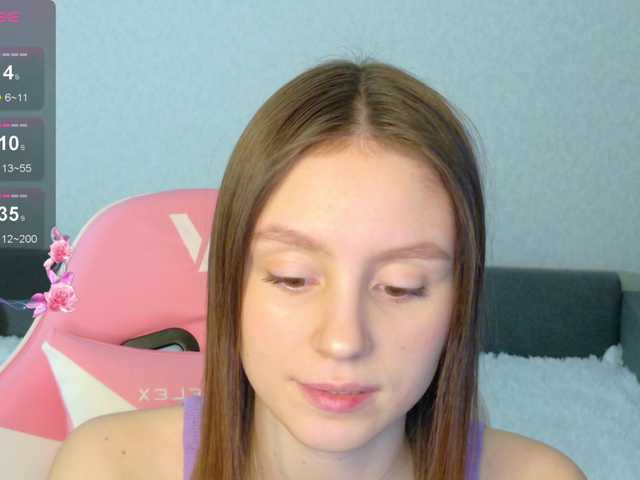 Snímky obrazovky vysielania dreamykitty