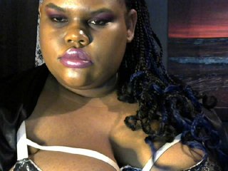 Fotografie GoddessSymone Femdom Sessions Bossy BBW Ebony domme dominates you