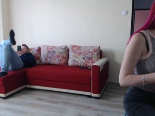 Snímky obrazovky vysielania hotcouplecum