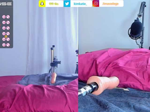 Snímky obrazovky vysielania Kittypru