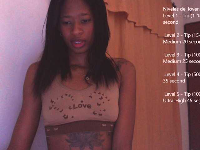 Snímky obrazovky vysielania melisasugar