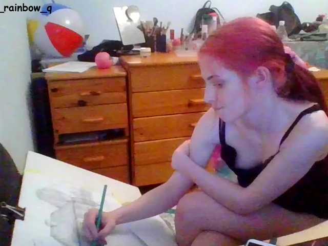 Snímky obrazovky vysielania RainbowQueen