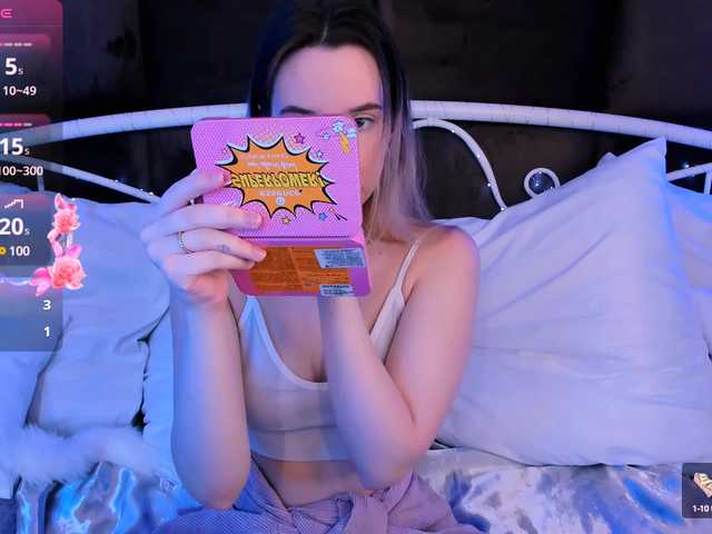 Snímky obrazovky vysielania RubyBlonde