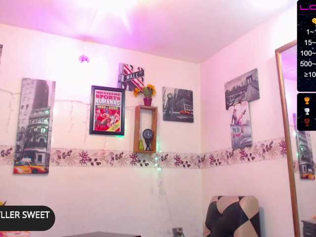 Snímky obrazovky vysielania skyllersweet