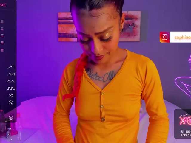 Snímky obrazovky vysielania sophia-evanns