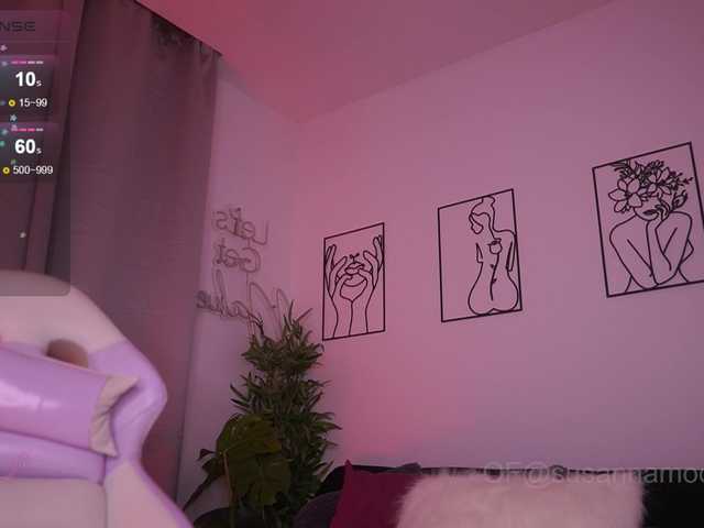 Snímky obrazovky vysielania SusannaMoree