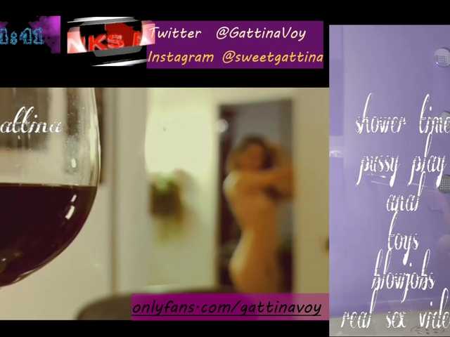 Snímky obrazovky vysielania SweetGattina