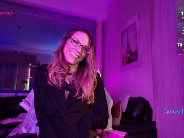 Snímky obrazovky vysielania SweetGattina